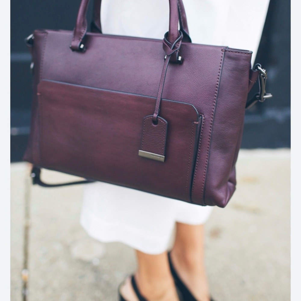 Vince Camuto Deep Purple Satchel